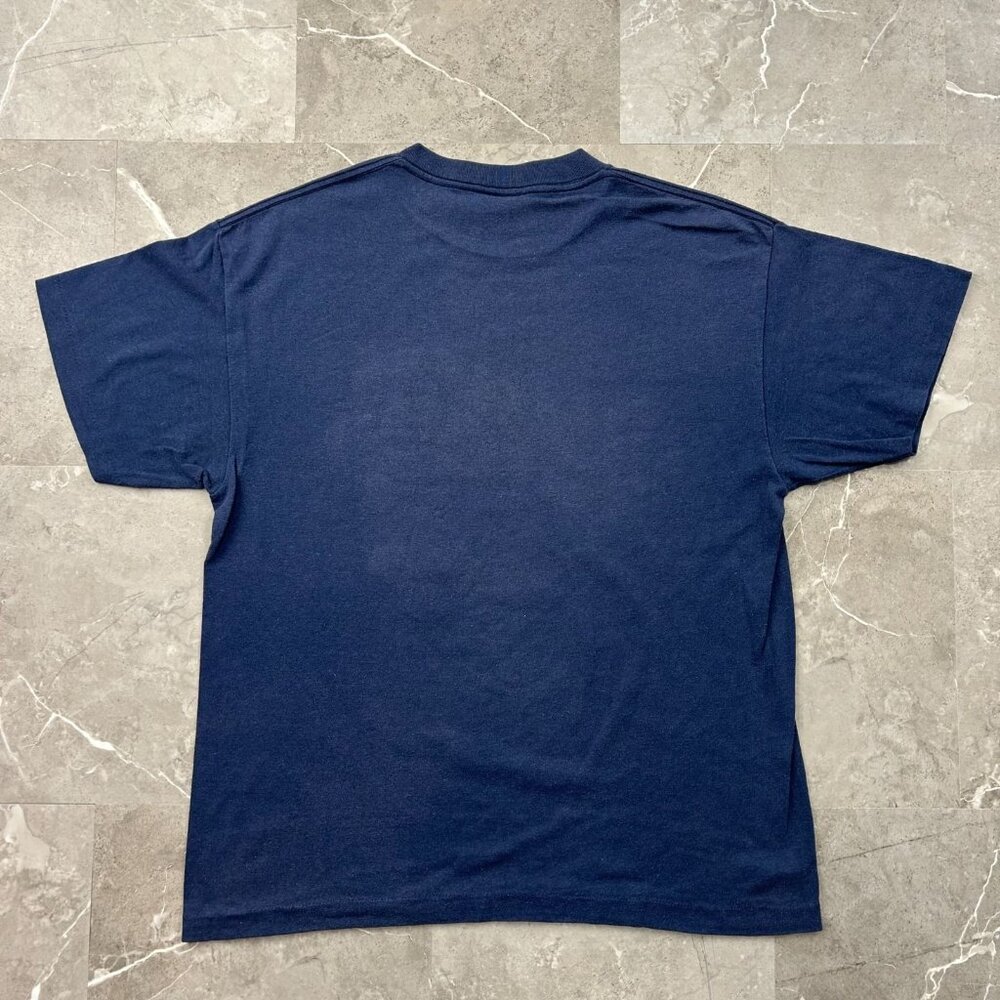 90s Vintage Cleveland Indians Graphic Tee Mens Large Wahoo Made in USA - Picture 6 of 9